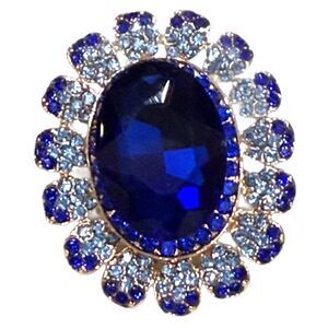 Elegant, Adjustable Sunflower Ring